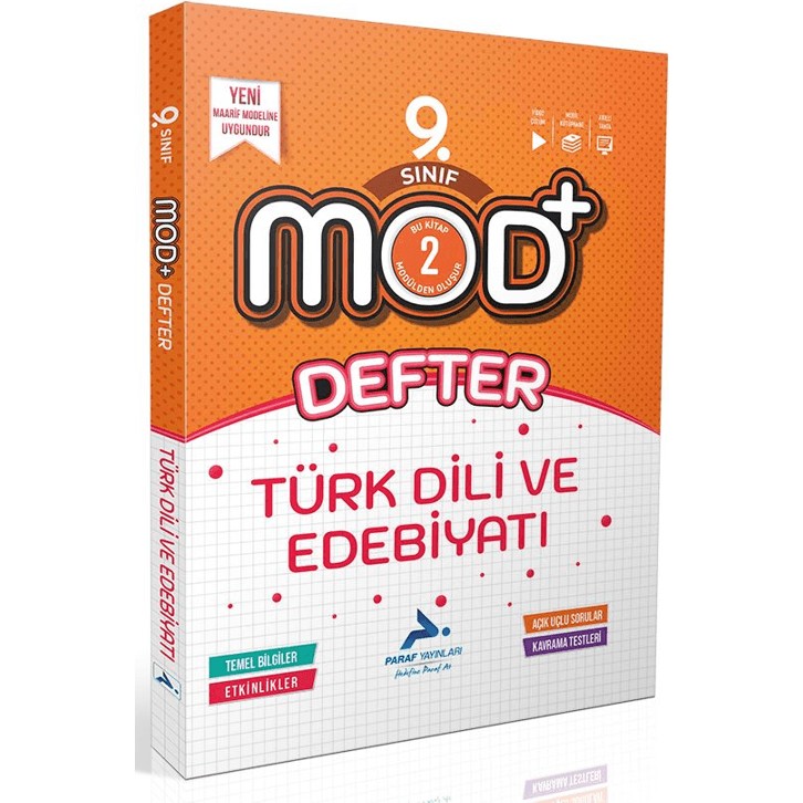 Paraf Yayınları Paraf 9. Sınıf Mod Türk Dili ve Edebiyatı Defter Defter & Kağıt Ürünleri Fiyatı