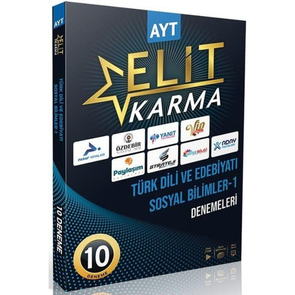 Paraf Yayınları Paraf AYT Türk Dili ve Edebiyatı Sosyal Bilimler 1 Elit Karma 10 Deneme Temel Yeterlilik Testi (TYT) Fiyatı