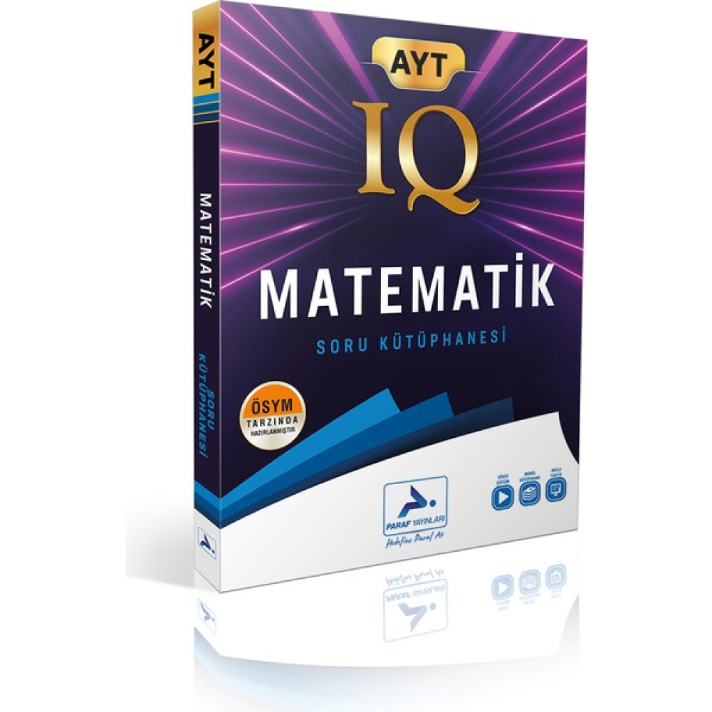Paraf Yayınları Paraf Iq Ayt Matematik - Ayt Edebiyat - Tyt Paragraf Soru Kütüpha Temel Yeterlilik Testi (TYT) Fiyatı