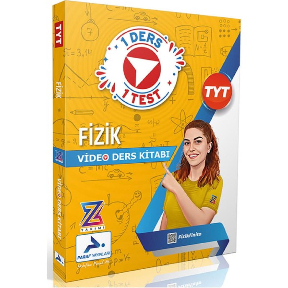 Paraf Yayınları Paraf Yks Tyt Fizik Z Takımı 1 Ders 1 Test Video Ders Kitabı Paraf Yayınları Temel Yeterlilik Testi (TYT) Fiyatı