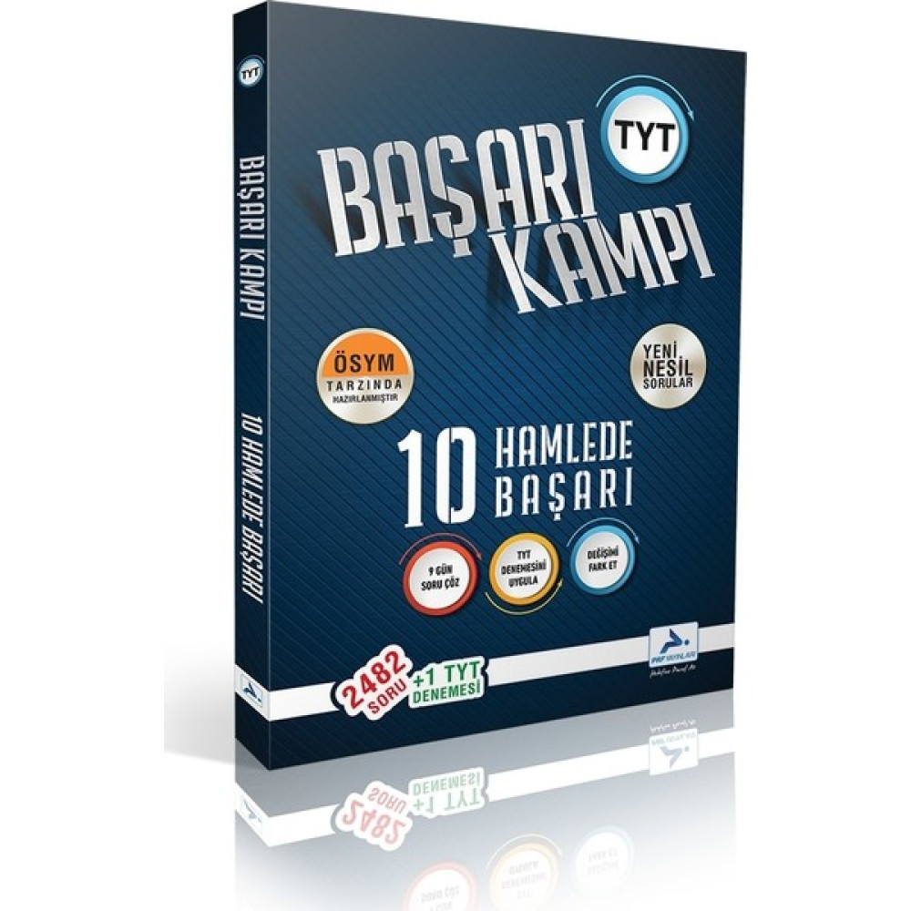 Paraf Yayınları TYT 10 Hamlede Başarı Kampı Video Çözümlü Soru Bankası + Deneme Sınavı Temel Yeterlilik Testi (TYT) Fiyatı