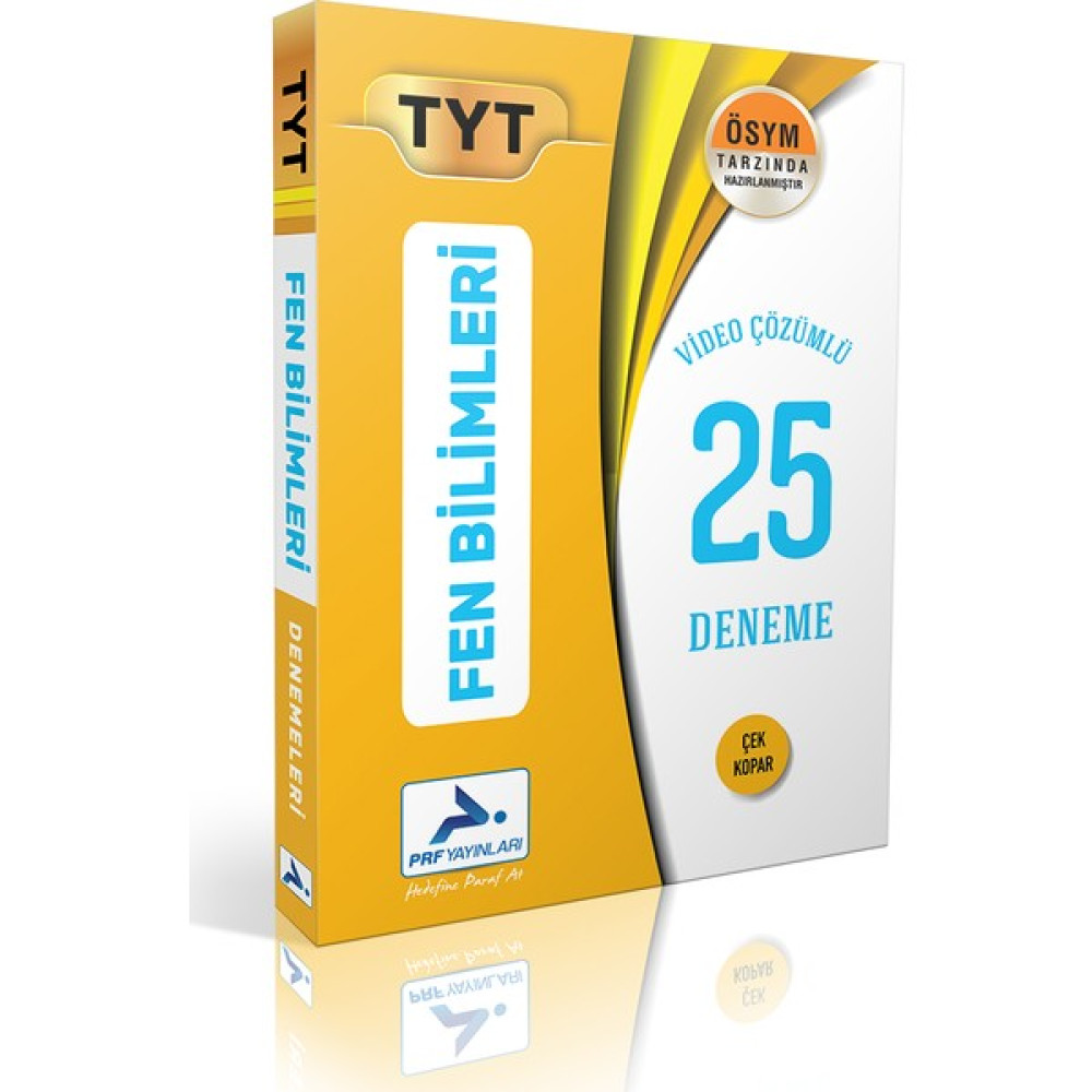 Paraf Yayınları TYT Fen Bilimleri Video Çözümlü 25 Deneme Ders Sınav Kitapları Fiyatı
