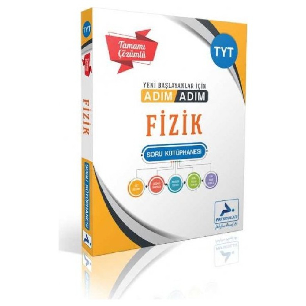 Paraf Yayınları TYT Fizik Adım Adım Tamamı Çözümlü Soru Kütüphanesi Kaynak Kitapları Fiyatı