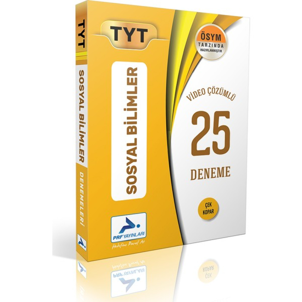 Paraf Yayınları Tyt Sosyal Bilimler Video Çözümlü 25 Deneme Sosyal Bilgiler Fiyatı