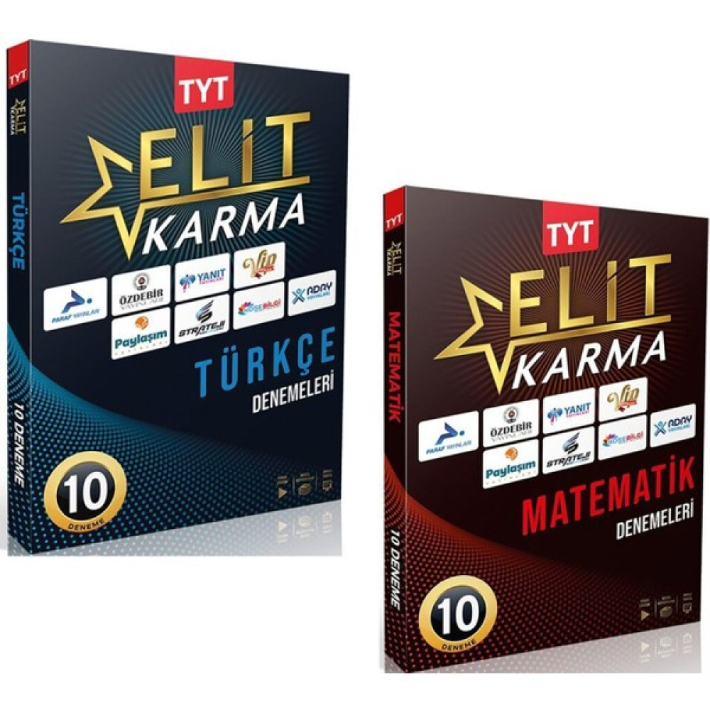 Paraf Yayınları Tyt Türkçe Matematik Elit Karma 10 Deneme Kaynak Kitapları Fiyatı