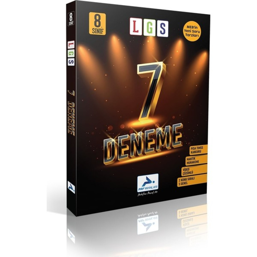 Paraf Yayınları Yeni Nesil LGS Video Çözümlü 7 Deneme Sınavı Tüm Dersler Fiyatı