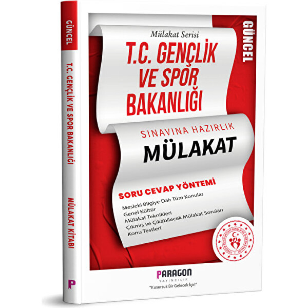 Paragon Yayıncılık T.c. Gençlik ve Spor Bakanlığı Mülakat Kitabı Görevde Yükselme Sınavları Kitapları Fiyatı