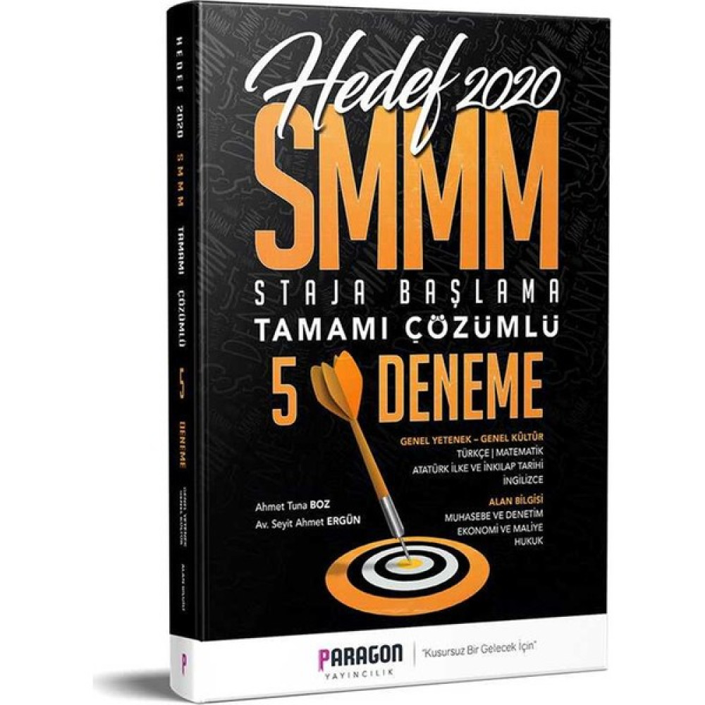 Paragon Yayınları 2020 Hedef Smmm Staja Başlama Tamamı Çözümlü 5 Deneme Görevde Yükselme Sınavları Kitapları Fiyatı