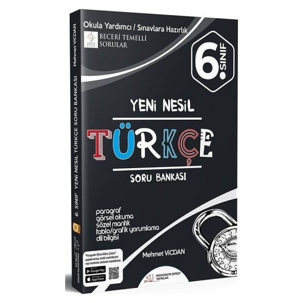 Paragrafın Şifresi 6. Sınıf Yeni Nesil Türkçe Soru Bankası Türkçe Fiyatı