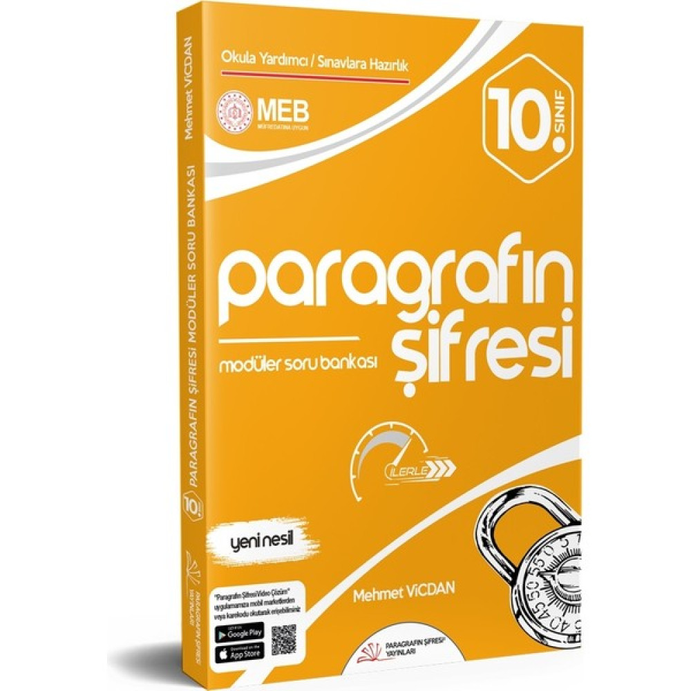 Paragrafın Şifresi Yayınları 10. Sınıf 2022 Yeni Nesil Paragraf Modüler Soru Bankası Kaynak Kitapları Fiyatı