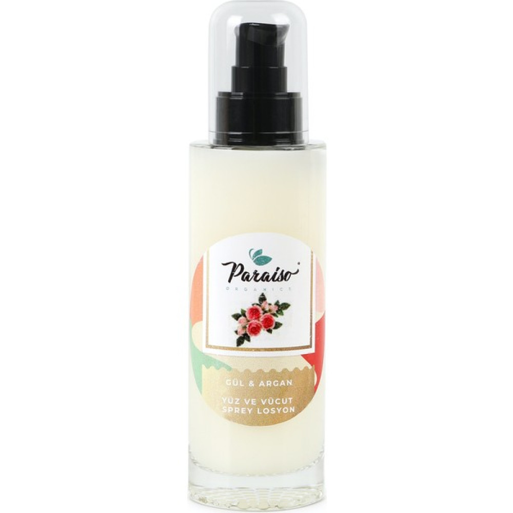 Paraiso Organics Argan & Gül Yüz ve Vücut Sprey Losyon Nemlendiriciler Fiyatı