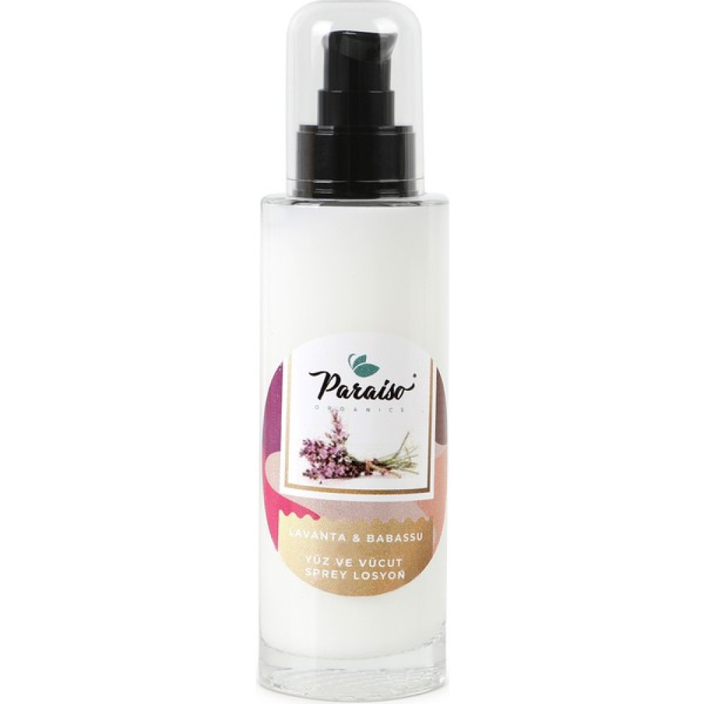 Paraiso Organics Lavanta & Babassu Yüz ve Vücut Sprey Losyonu Nemlendiriciler Fiyatı