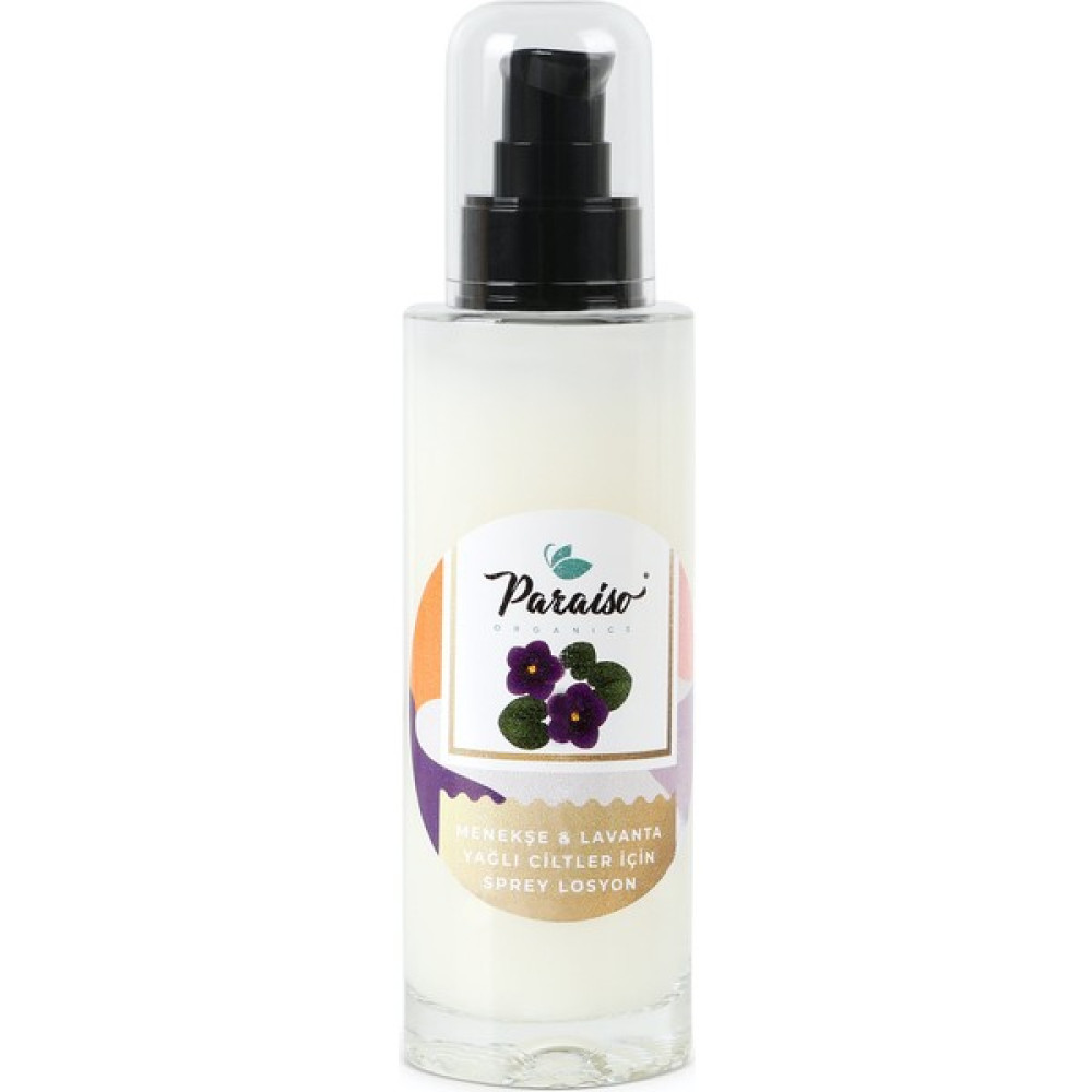 Paraiso Organics Menekşe & Lavanta Karma ve Yağlı Ciltler Için Yüz Losyonu 100 ml Nemlendiriciler Fiyatı