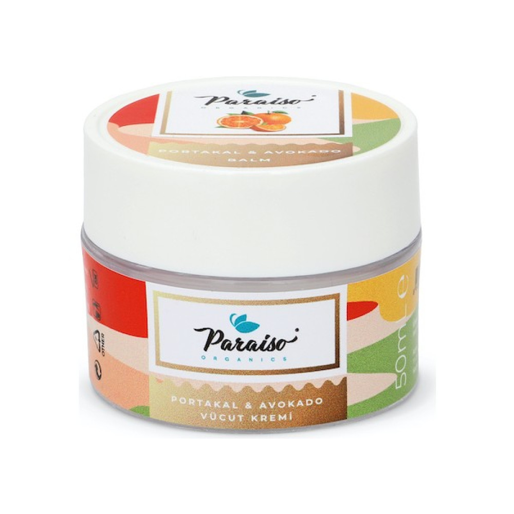 Paraiso Organics Portakal & Avokado Vücut Kremi 30 ml Nemlendiriciler Fiyatı