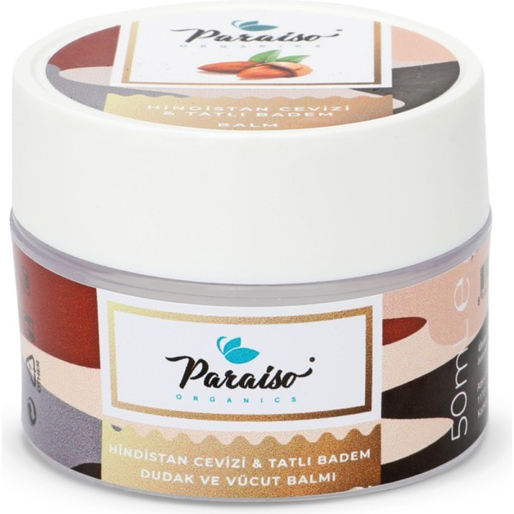Paraiso Organics Vanilya & Hindistan Cevizi Vegan Dudak Balm 20 ml Dudak Bakımı / Koruyucu Fiyatı
