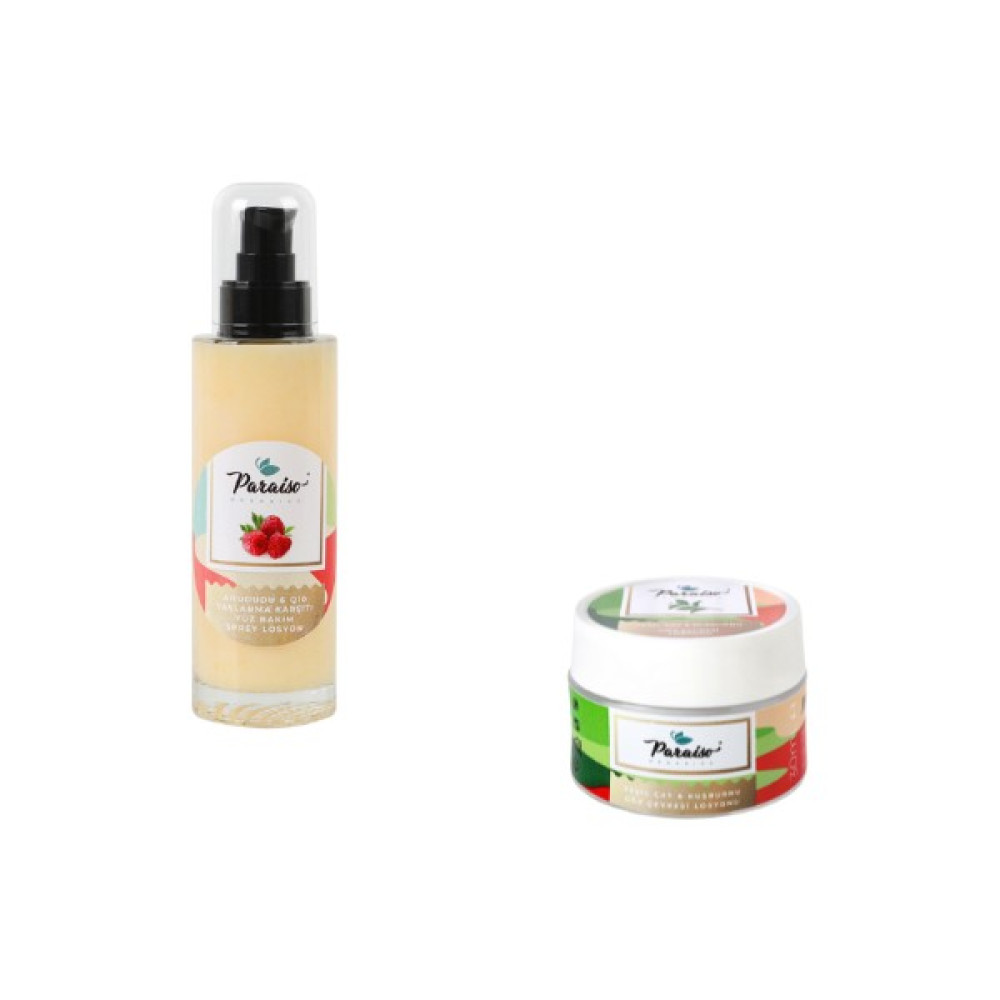 Paraiso Organics Yaşlanma Karşıtı 2’li Bakım Seti - 30 ml Cilt ve Yüz Bakımı Fiyatı