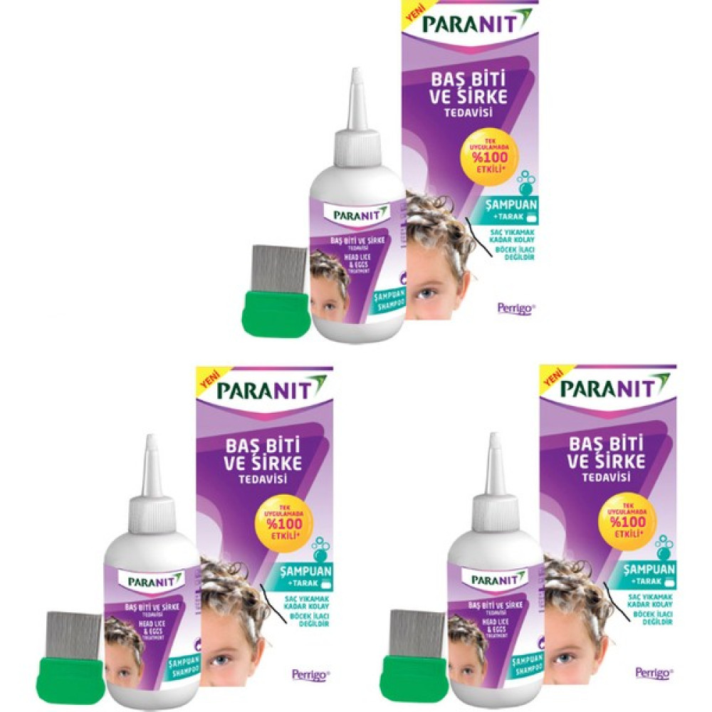 Paranit 100 ml Şampuan X3 Şampuan ve Saç Kremi Fiyatı
