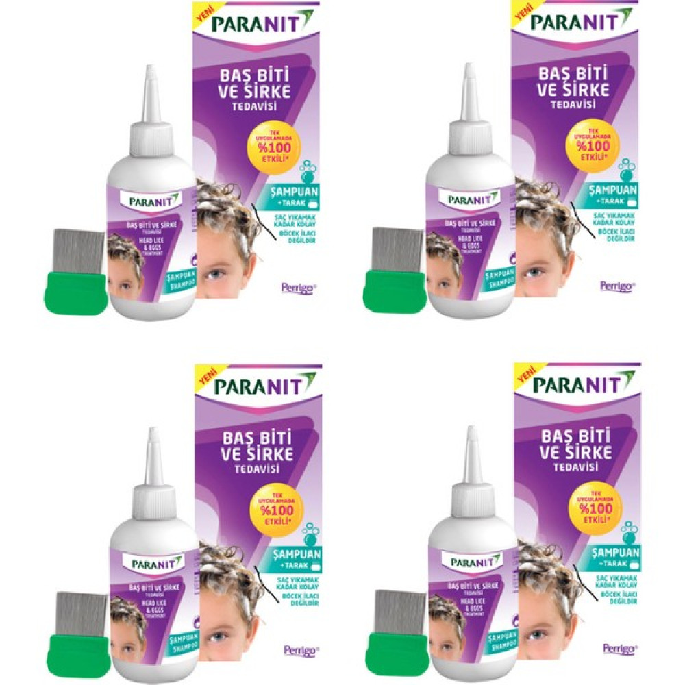 Paranit 100 ml Şampuan X4 Şampuan ve Saç Kremi Fiyatı