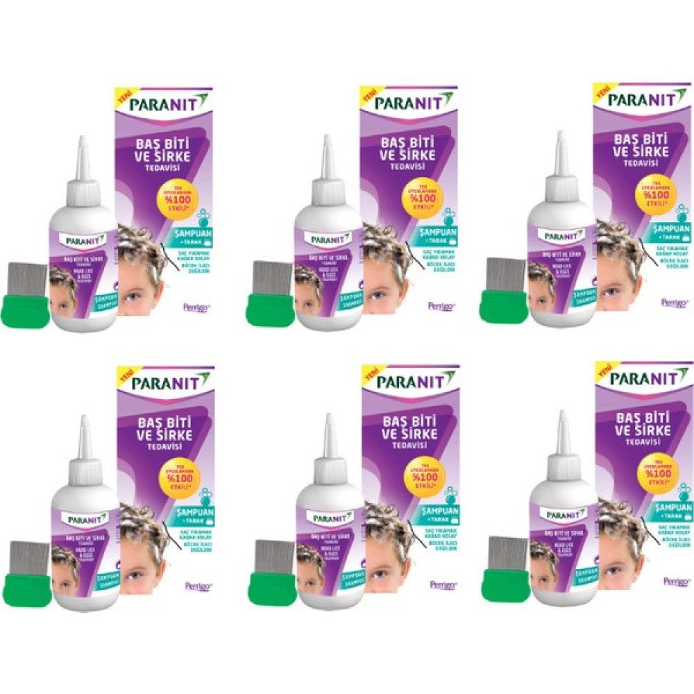 Paranit 100 ml Şampuan X6 Şampuan ve Saç Kremi Fiyatı