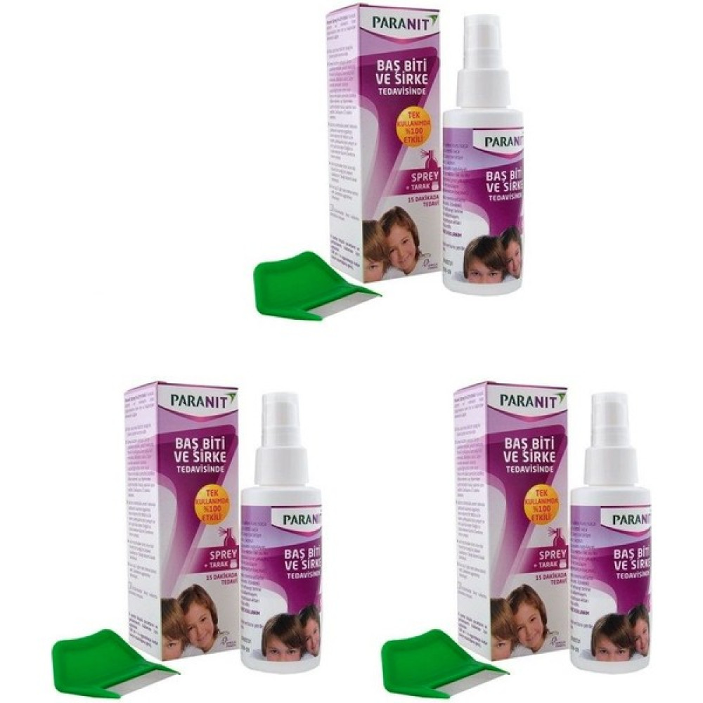 Paranit 100 ml Sprey X3 Şampuan ve Saç Kremi Fiyatı