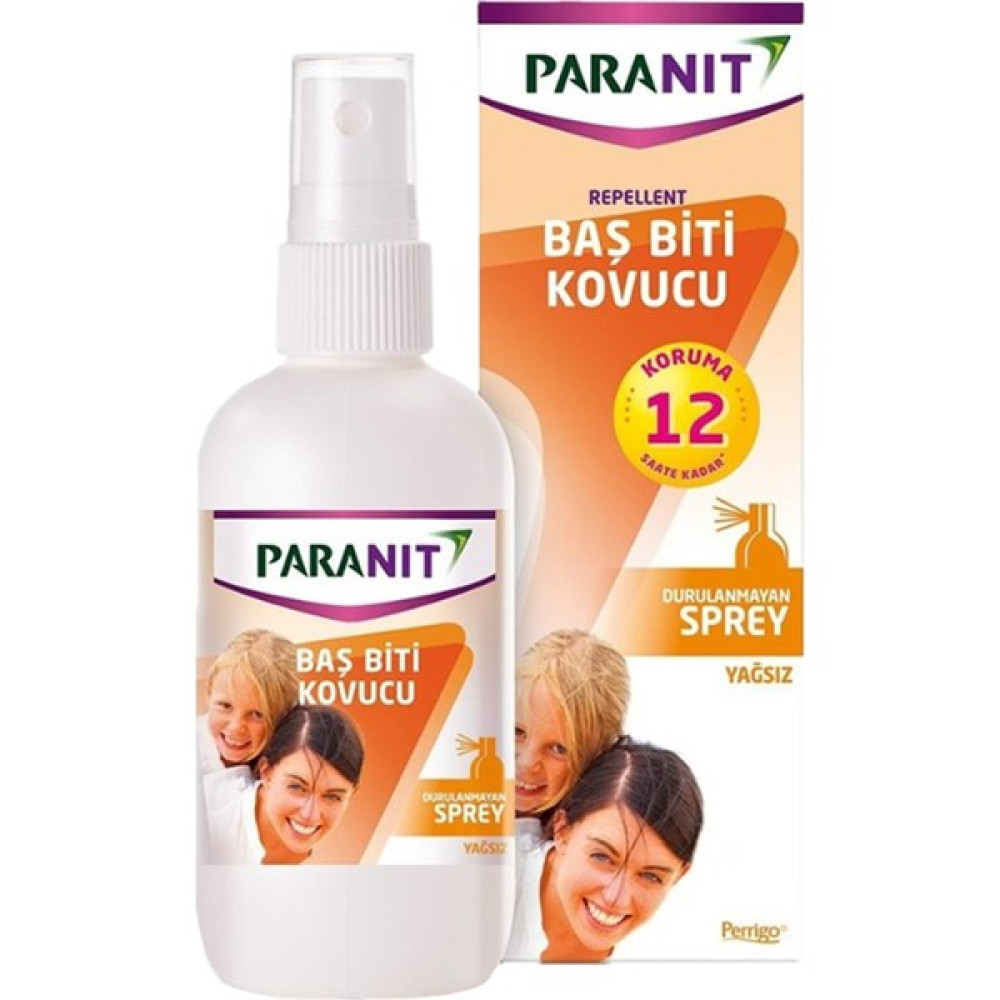 Paranit Baş Biti Kovucu Durulanmayan Sprey Yağsız 100 ml Şampuan ve Saç Kremi Fiyatı