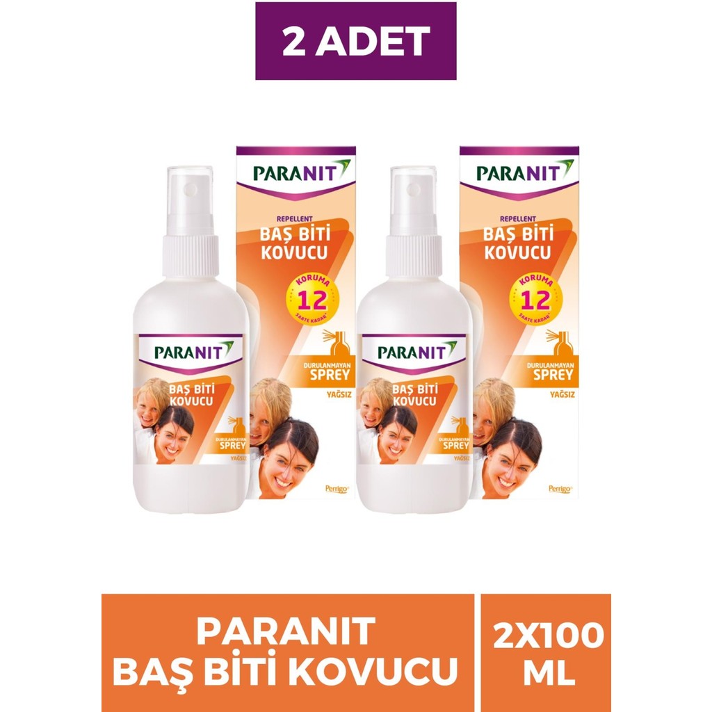 Paranit Baş Biti Kovucu Sprey 100 ml 2 Adet Saç Şekillendirici Sprey Fiyatı