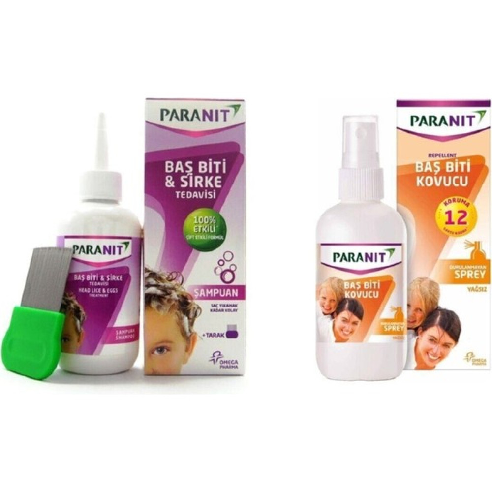 Paranit Bit Şampuan 100 Ml + Baş Biti Kovucu Sprey 100 Ml Seti Şampuan ve Saç Kremi Fiyatı