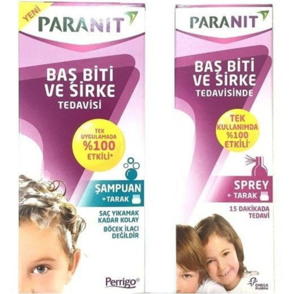 Paranit Saç Biti ve Sirke Seti 100 ml Şampuan + 100 ml Sprey Şampuan ve Saç Kremi Fiyatı