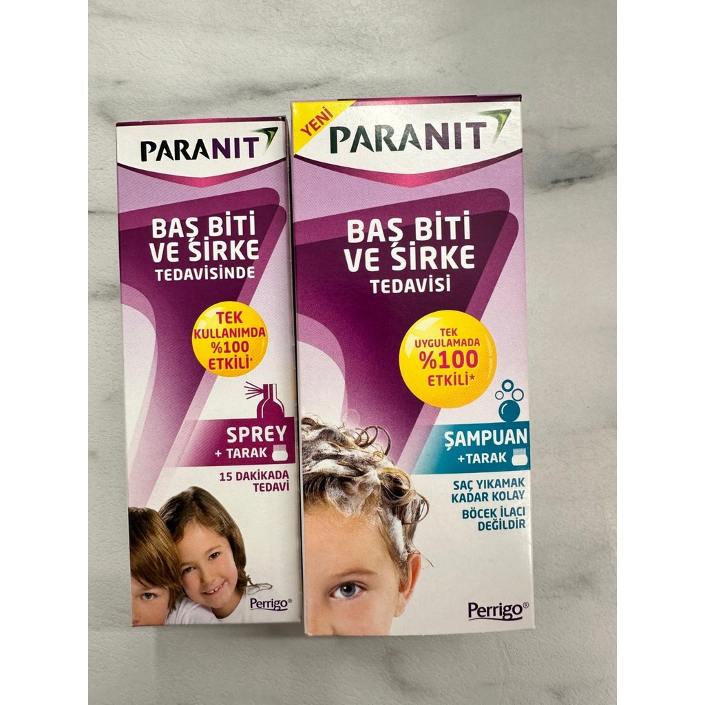 Paranit Şampuanı 100 ml ve Paranit Spreyi 100 ml - BİT Şampuan ve Saç Kremi Fiyatı