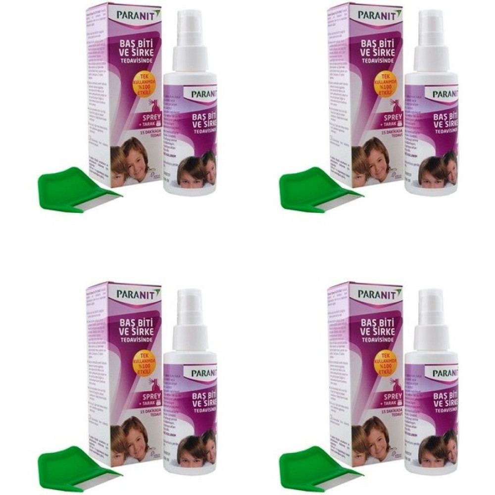 Paranitnde Paranit 100 ml Sprey X4 Şampuan ve Saç Kremi Fiyatı
