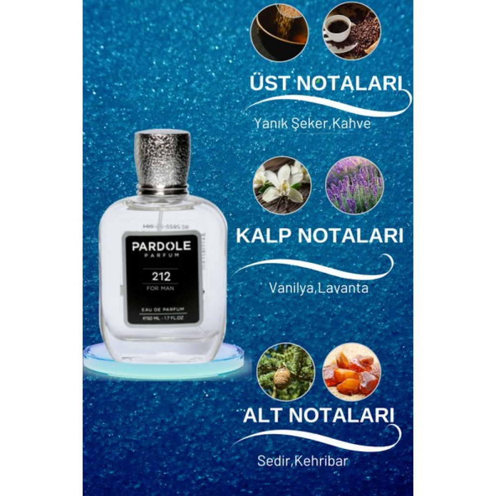 Pardole E-212 EDP Odunsu Fresh Erkek Parfümü Çam Ağacı Sedir Fesleğen Lavanta Karışımı - Tek Ebat - 50 ml Erkek Parfümleri Fiyatı