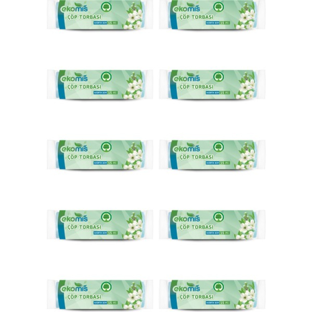 Parex Ekomis Çöp Torbası Orta Boy x 10'lu Paket - 55 x 60 cm Oto Boyaları Fiyatı