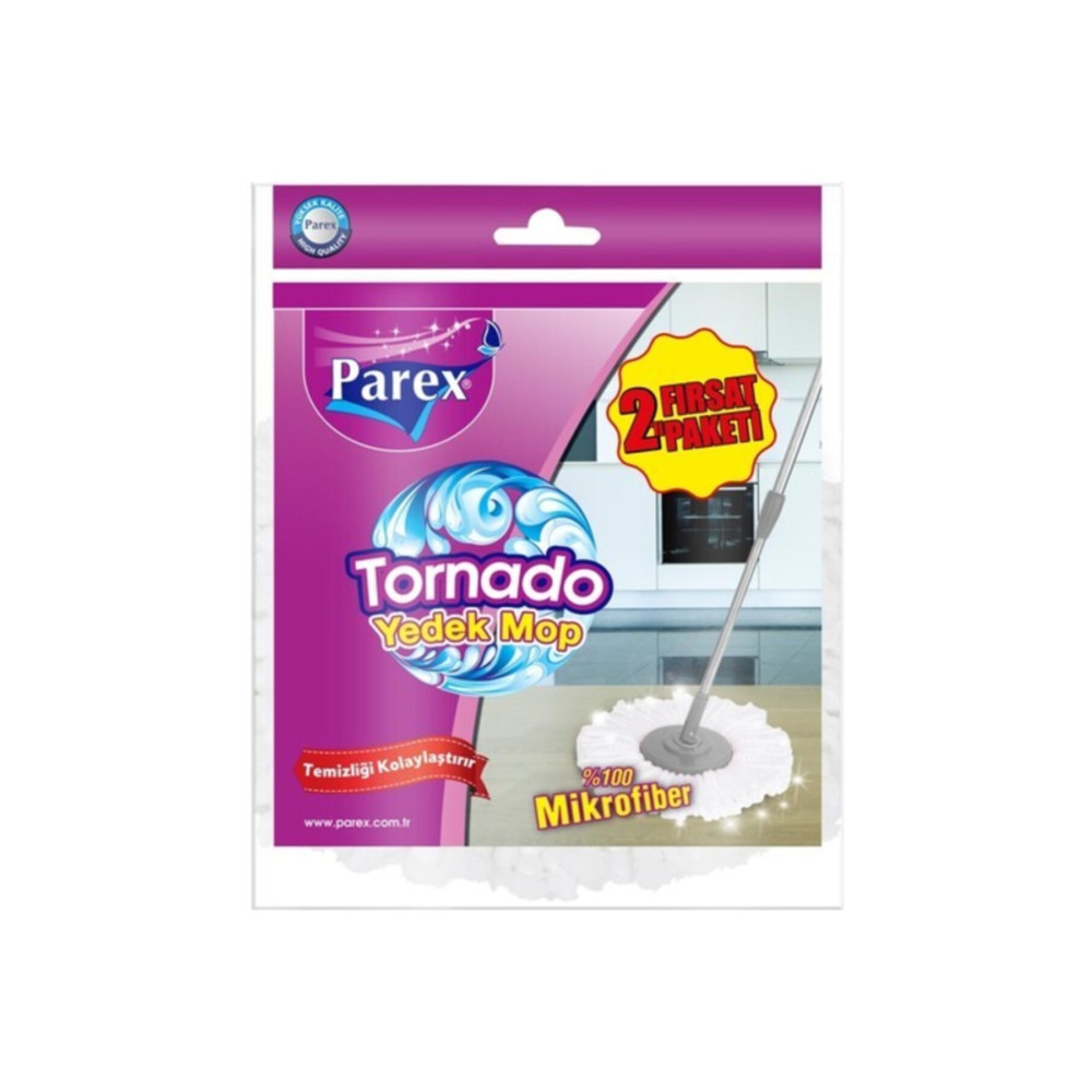 Parex Tornado Multi Yedek Mop 2 Li Fırsat Paketi Deterjan ve Temizlik Ürünleri Fiyatı