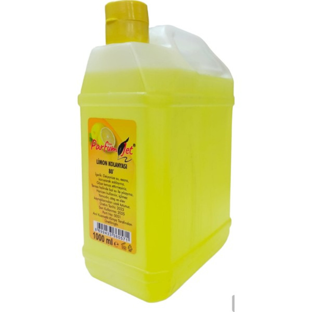 Parfümjet Limon Kolonyası 80 Derece 1 Litre - 400 ml Oto Boyaları Fiyatı