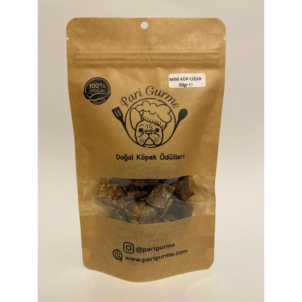 Pari Gurme Dana Mini Küp Ciğer Kedi Ödülü %100 Doğal Naturel 50GR (Yaklaşık Boyut 1x1) Evcil Hayvan Ürünleri Fiyatı