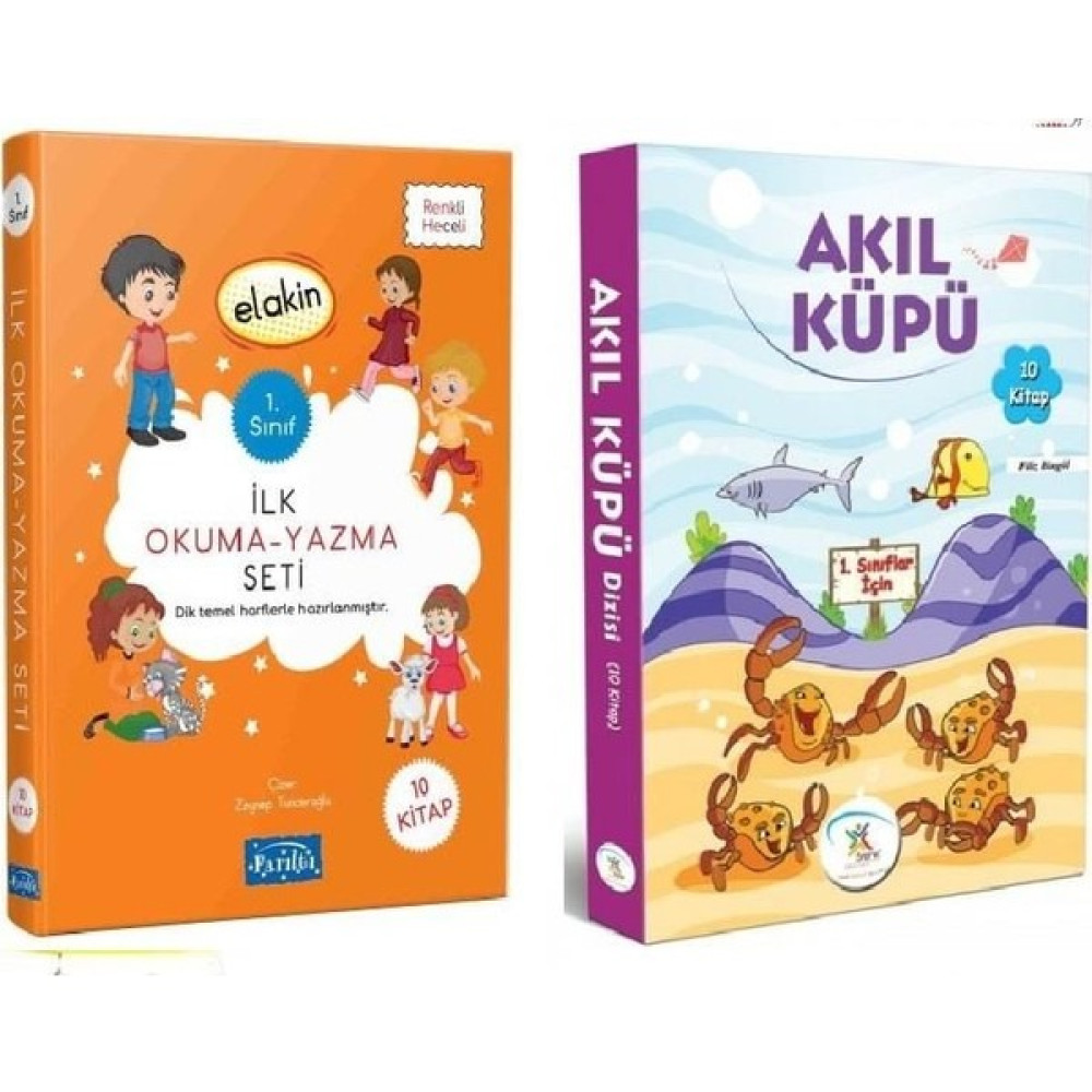 Parıltı 1. Sınıf Elakin Ilk Okuma Yazma + Akıl Küpü Hikaye Seti 20 Kitap Çocuk Öykü Fiyatı