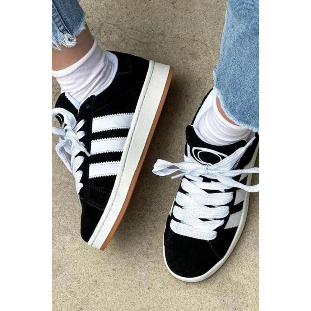 Parıltı Campus 3 Çizgi Sneaker Yedek Bağcık ve Çorap Hediyeli 38 Beden Spor Ayakkabı Fiyatı