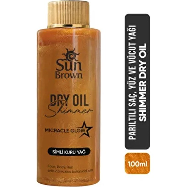 Parıltılı Işıltılı Saç ve Vücut Yağı Shimmer Dry Oil Mucize Parıltı 100ML Diğer Fiyatı