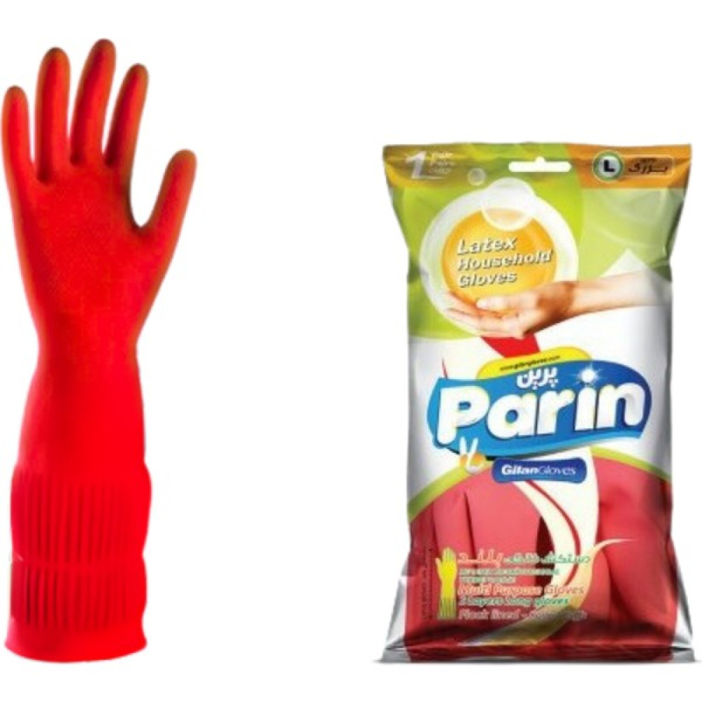 Parin Uzun Konçlu Lateks Bulaşık ve Temizlik Eldiveni, Large, 216 Çift - Renkli - L Oto Boyaları Fiyatı