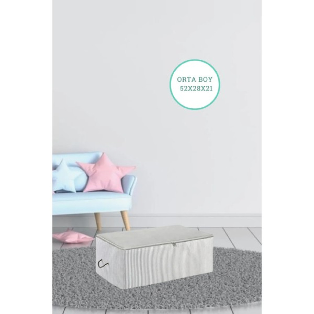 Paris Home Yastık Hurcu, Yorgan Hurcu, Baza Altı Düzenleyici Hurç, Kıyafet Hurcu, Kazak Hurcu - 52x28x21 Hurç Fiyatı
