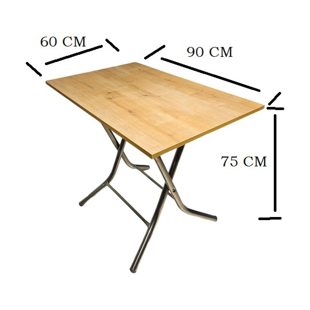 Parite Masa Katlanır Ayaklı 60 X90 Folding Table Sonomo - Ahşap Masa - Sandalye & Tabure Fiyatı