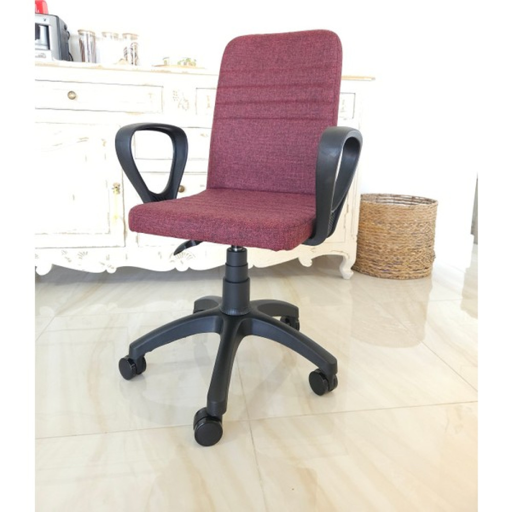 Parite Monoblok Ofis Bilgisayar Öğrenci Çalışma Koltuğu Bordo Ofis Koltukları Fiyatı