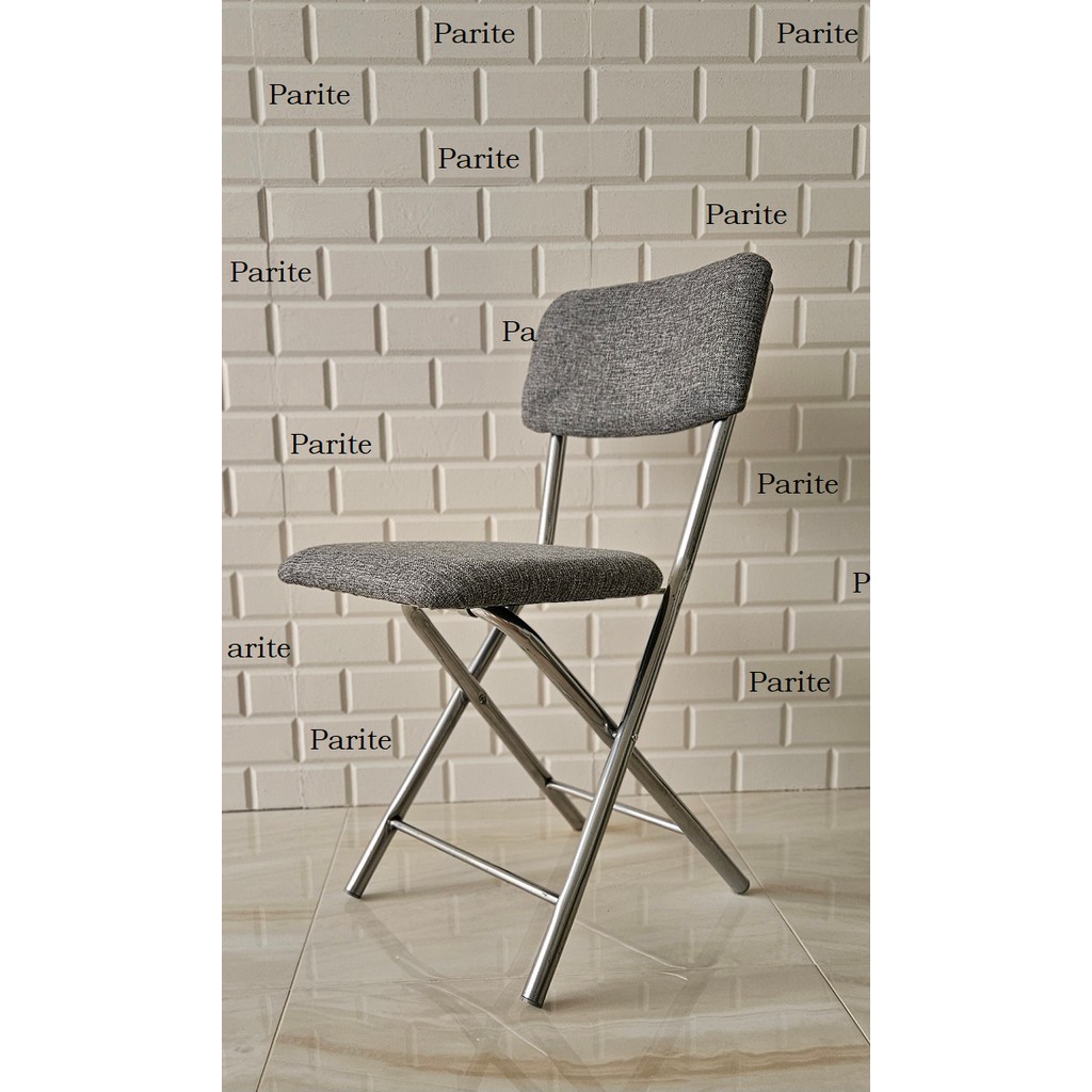Parite Sedıa Pıeghevole Katlanır Sandalye Gri-Gri Standart Sandalye Fiyatı