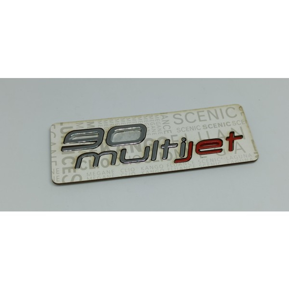 Park Oto Multijet 90 Etiket Bagaj Yazısı - Krom - 1 Oto Boyaları Fiyatı
