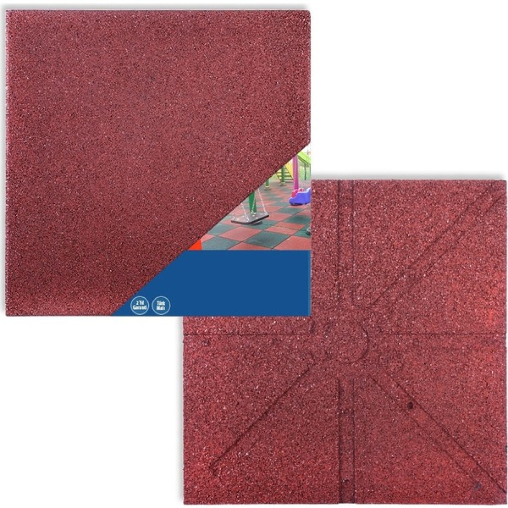 Park World Karo Kauçuk Zemin 40 x 40 x 2 Bahçe Dekorasyon & Düzenleme Fiyatı