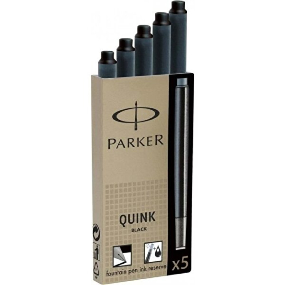 Parker Dolma Kalem Kartuşu 5'li Siyah P694512199300 Kalem Kartuşu & Mürekkebi Fiyatı