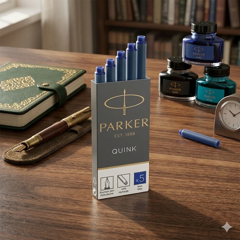 Parker Dolma Kalem Kartuşu Quınk Mavi 5 Li Uzun 1950384 Kalem & Yazı Gereçleri Fiyatı