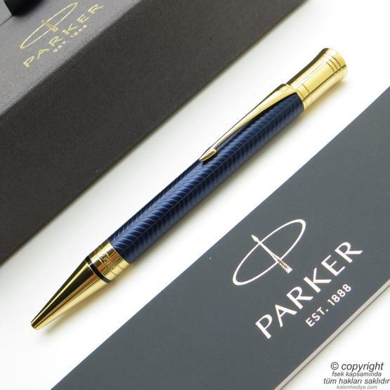 Parker Duofold Prestij 1931373 Mavi Chevron Tükenmez Kalem
