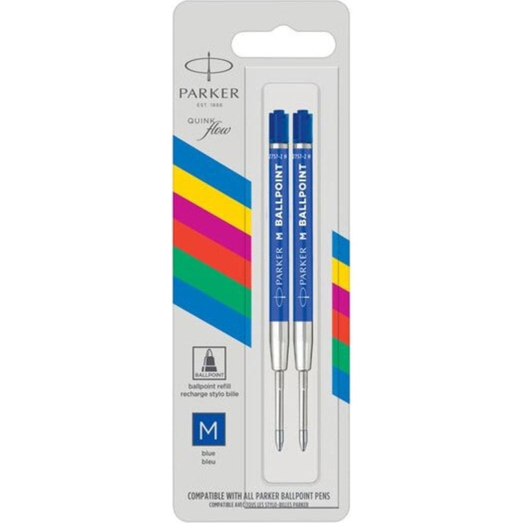 Parker Ekonomik Tükenmez Kalem Yedeği Refill M Uç Mavi Blister (2 Li Paket) P2166544 - 0 - 1 Kalem & Yazı Gereçleri Fiyatı