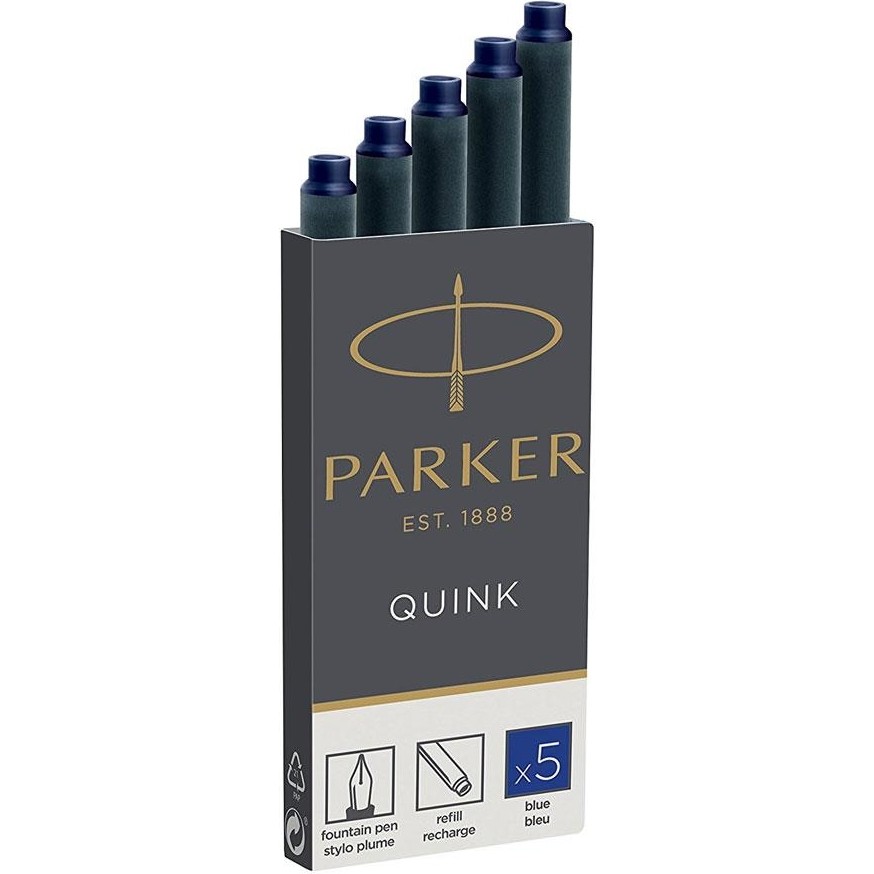 Parker Quink 5li Kartuş Mavi Tonerler Fiyatı